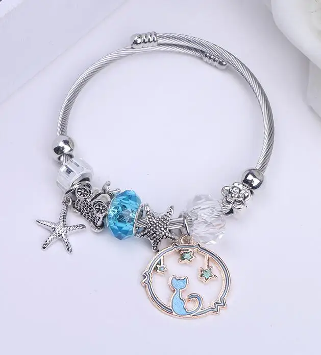 

New Arrival 2018 231 Female Gift Women Trendy Bracelet Creative Design Girls Fashion Bracelet Top Quality 1 circle Free shipping