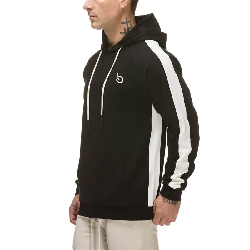 2019 New Sport Suit Hoodie Batman Hooded+Pants 2 pieces set Fall /Spring Sweatshirts Men's Casual Side Striped Tracksuit Costume