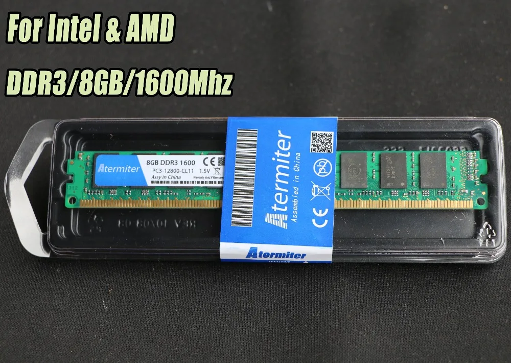 

New 2GB 4GB 8GB DDR3 PC3-12800 1333Mhz 1600MHz 1866Mhz For Desktop PC DIMM Memory RAM 240 pins For intel amd Fully radiator