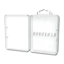 Дорожный портативный держатель головок 4 емкости Органайзер коробка для хранения Philips HX6013/HX6063/HX6730 пластиковый корпус