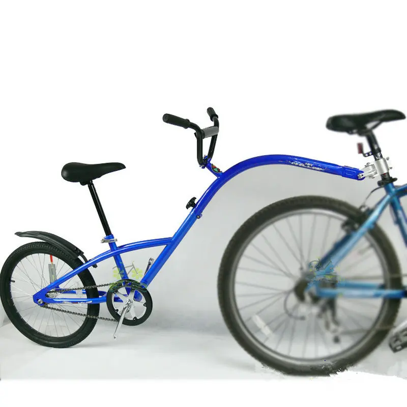 Remorque de VTT de 20 pouces, remorque de bicyclette Tandem de cadre en acier, remorque de vélo co-pilote avec la roue d'air, voiture de Parent-enfant de mode