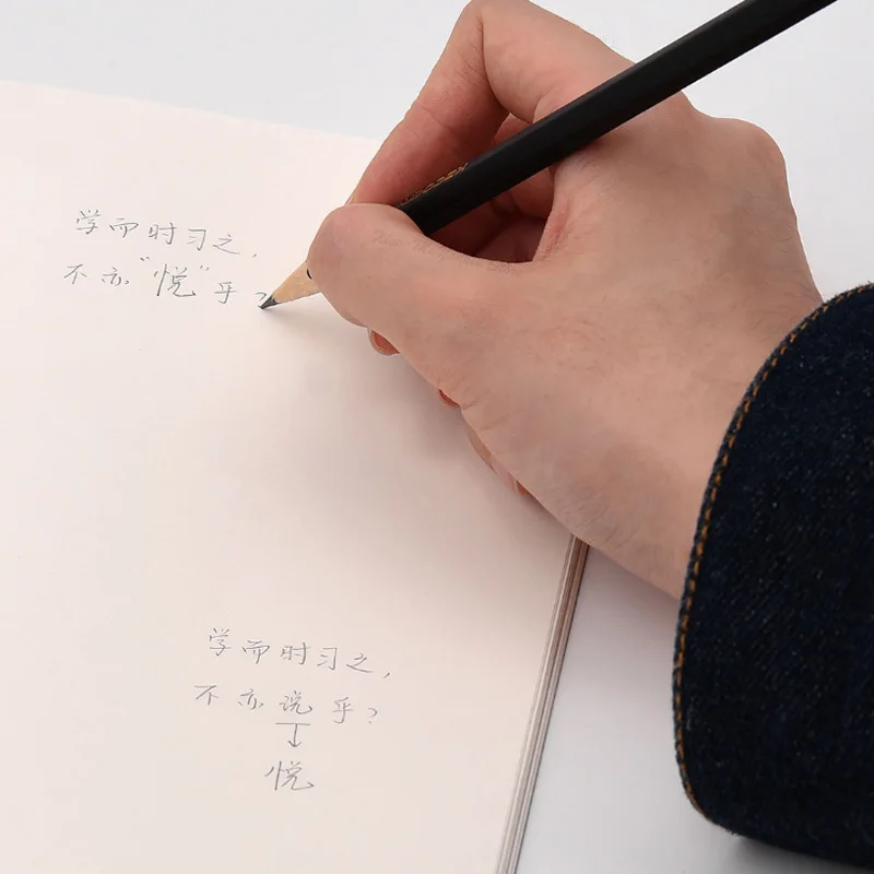 10 шт./компл. Xiaomi Kaco радость Yuehui HB карандаш деревянные карандаши Черный Шестигранник для рисования и записи офиса школы пишущий карандаш