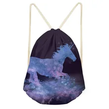 Noisy Designs рюкзак под заказ с принтом мужской рюкзак на шнурке черные маленькие пляжные сумки женские рюкзаки Прямая