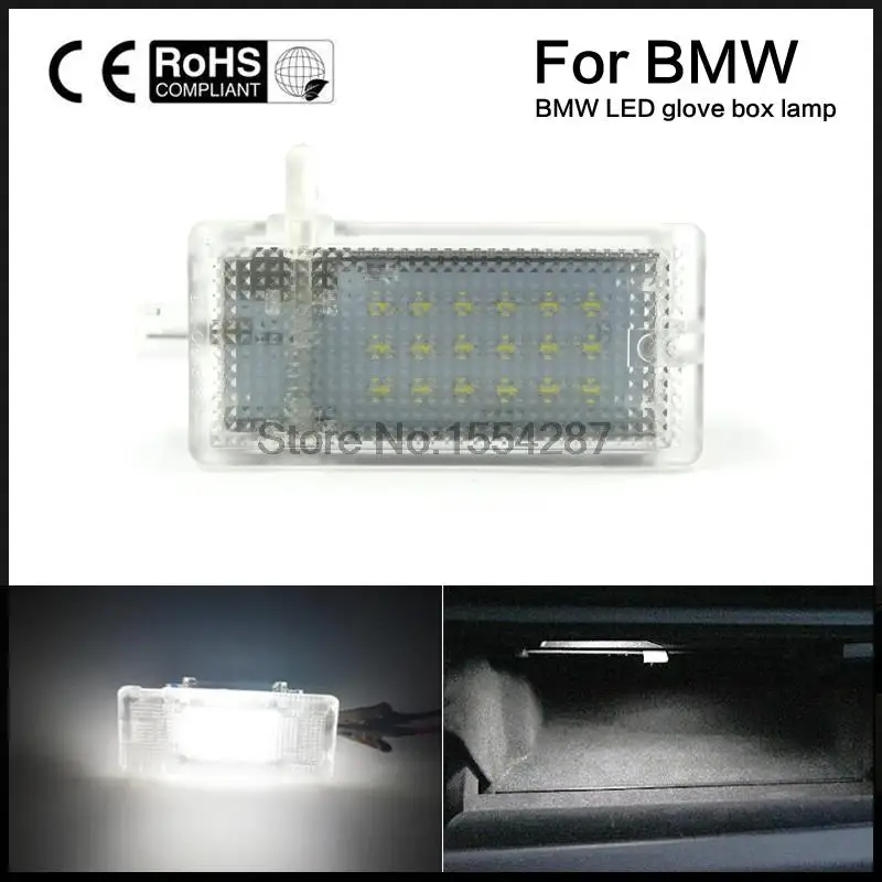 

2pcs car LED glove box light fit For BMW E53/X5/E87/E92/E46/X3/MINI R56/R53 12v white