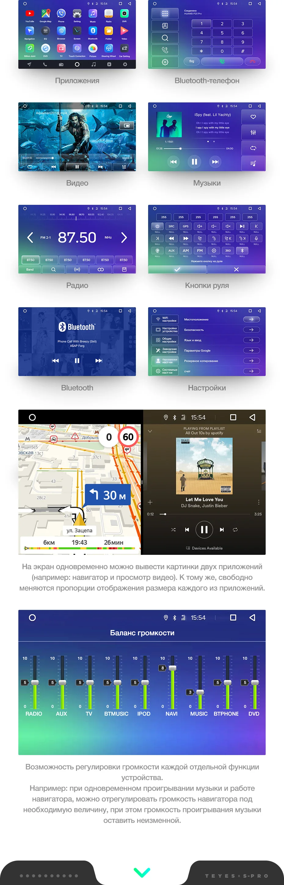 Clearance TEYES SPRO For Honda CRV CR-V 4 RM RE 2011 2012 2013 2014 2015 Car Radio Multimedia Video Player Navigation GPS Android 8.1 23