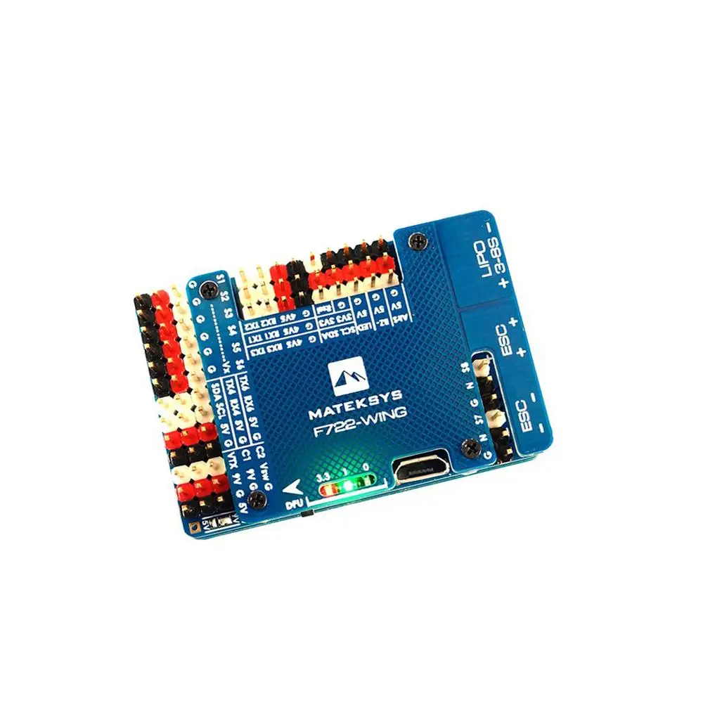 Matek System Mateksys F722-WING Контроллер полета F722 крыло FC с поддержкой PDB 3 ~ 6S летающее