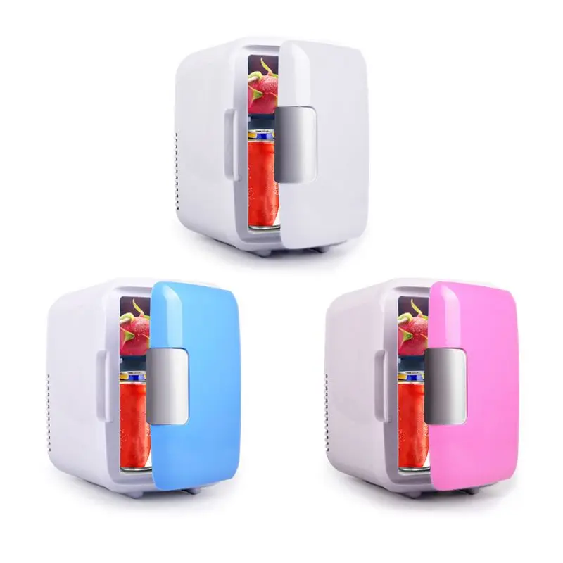 

4L Portable Car Use Refrigerators Ultra Quiet Low Noise Car Mini Refrigerators Freezer Cooling Heating Box Fridge