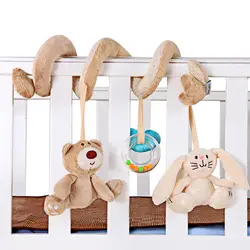 Детская коляска с медведем и кроликом для малышей и кровати, спиральные Висячие игрушки, аксессуары для детской коляски yoya Baby carrier bugaboo 2019