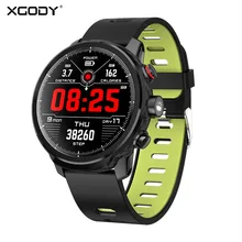XGODY L5 1,3 дюймов Супер экран Смарт-часы для женщин и мужчин монитор сердечного ритма IP68 Водонепроницаемый Фитнес-браслет подключен IOS Android