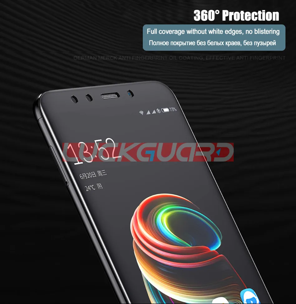 LuckGuard для Xaiomi Redmi 4X 3D изогнутая Мягкая Покрытие Гидрогелевая пленка для Xiaomi Redmi 4X5 Plus Note 5 Защита экрана не стекло