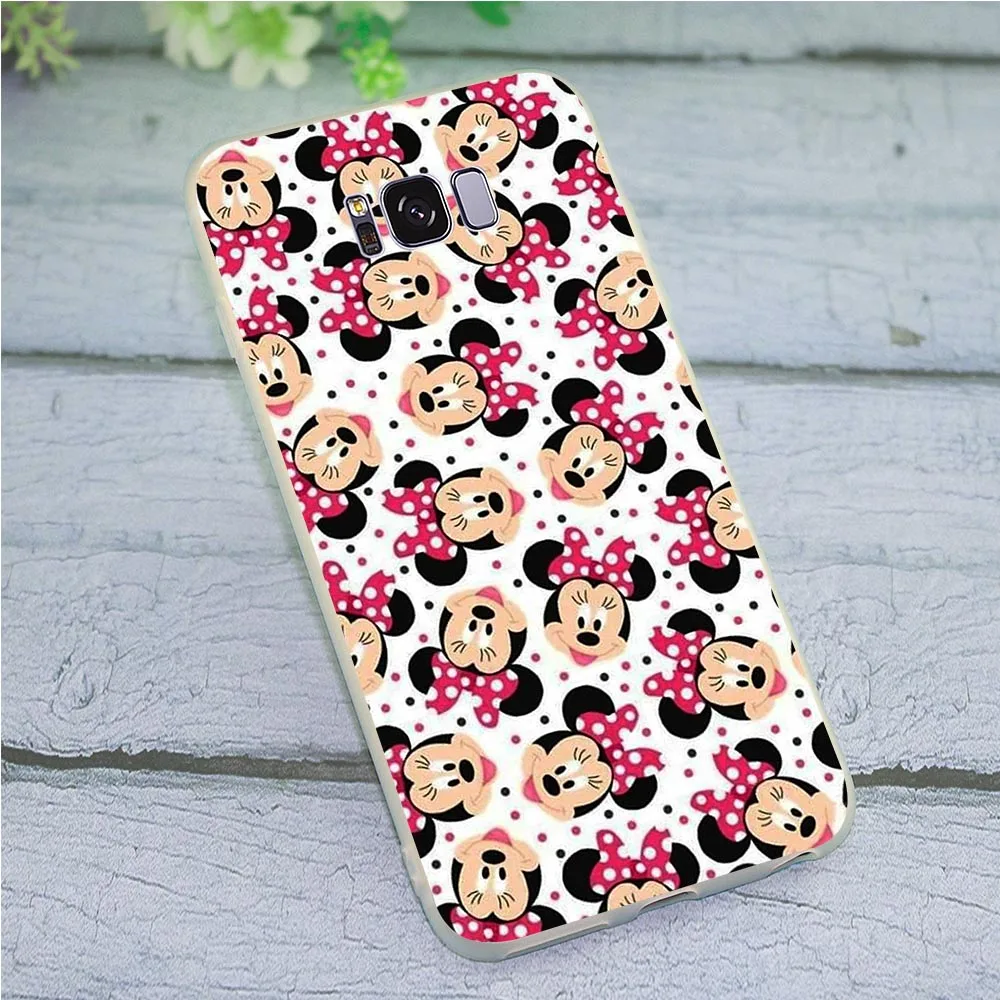 

Cover for Samsung Galaxy A10 Minnie Mouse Cute Girls Phone Case for A20 A30 A40 A50 A70 J3 J5 J6 J7 A5 2017 A6 A7 2018 A8 A9