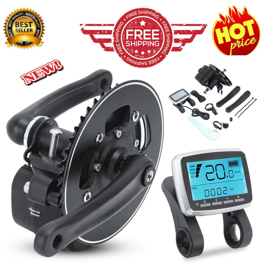 

VLCD5 TSDZ2 High Speed 36V 250W Mid Centre Motor Kit LCD Display Mid Drive Motor Electric Bicycle Motor Bike Engine Kit