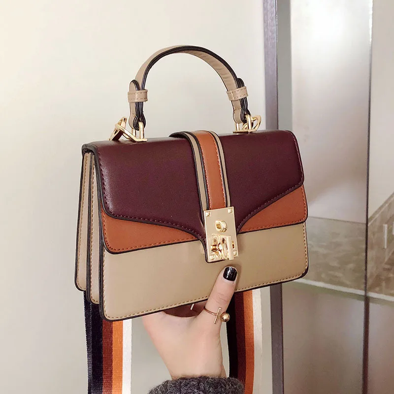

Luxury Handbags Women Bags Designer color shoulder belt Messenger Bags Vintage Crossbody Bags For Women 2018 bolsa feminina