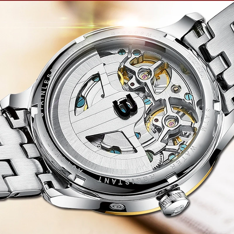 Ceny Podwójne Tourbillon szwajcaria marki zegarki BINGER oryginalny automatyczny zegarek męski self wiatr mody mężczyzna zegarek mechaniczny