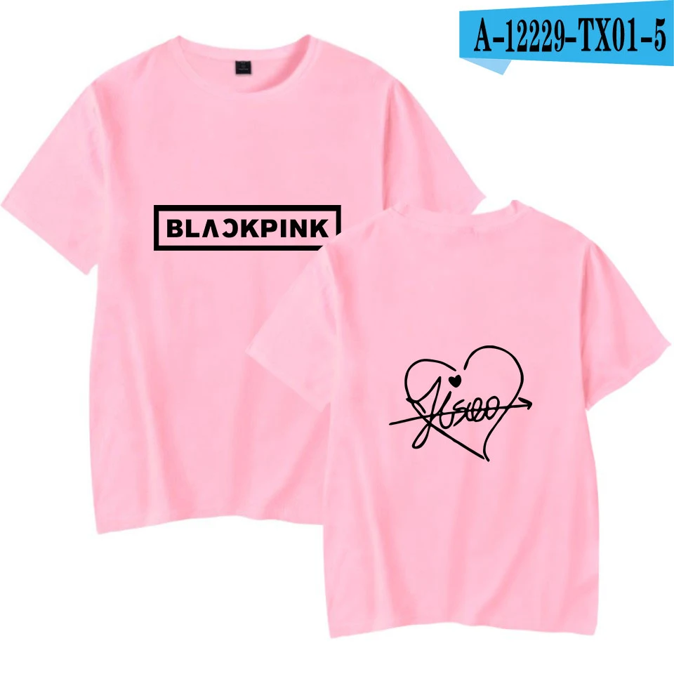 Черная розовая футболка, мужской летний пуловер с коротким рукавом, топы, модная женская футболка в стиле Харадзюку, Повседневная Свободная хлопковая Футболка Kawaii - Цвет: pink