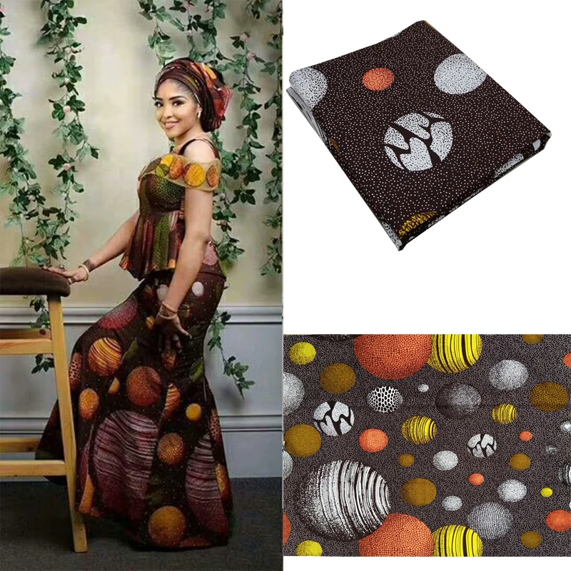 

african real wax prints wholesale 6yards style veritable wax printed fabric dutch ankara pure cotton low price A805
