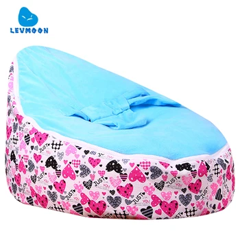 

Levmoon Medium Just Lover Bean Bag Chair Kids Bed For Sleeping Portable Folding Child Seat Sofa Zac Without The Filler