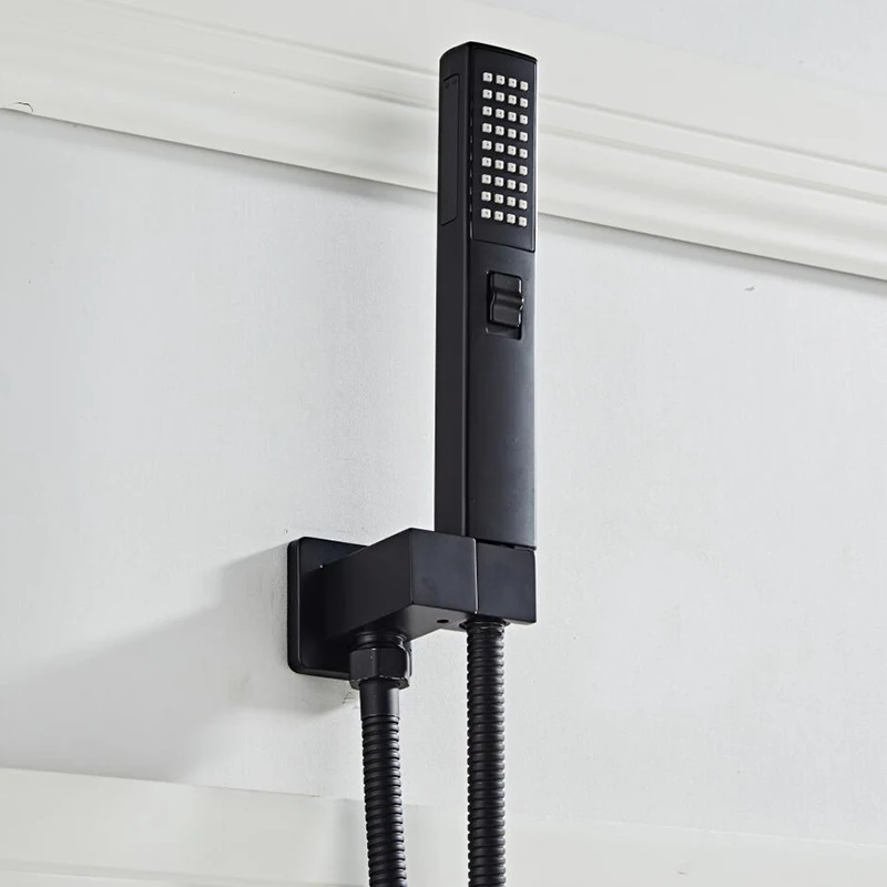 Wall Shower Mounting Brackets Shower & Spray 2 Function Handheld Hose