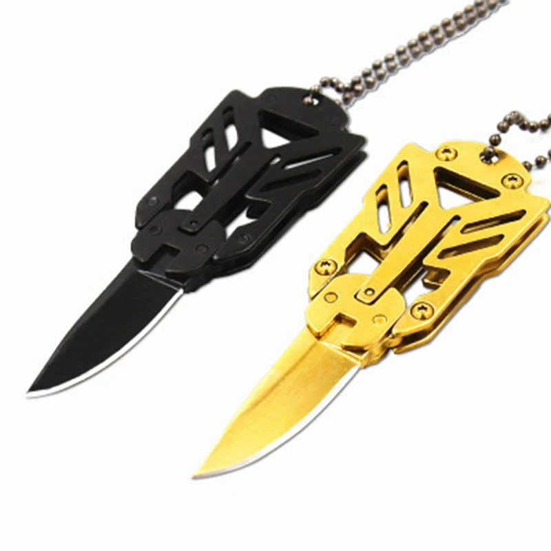

Stainless Steel Outdoor Self-defense Mini Knife withTactical Multi-function Outdoor SurvivalEDCfoldingKnife Survival SafetyTools