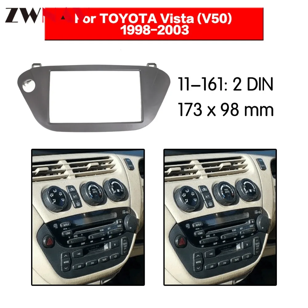 

Car DVD Player frame For TOYOTA Vista V50 1998-2003 2DIN Auto Radio Multimedia NAVI fascia