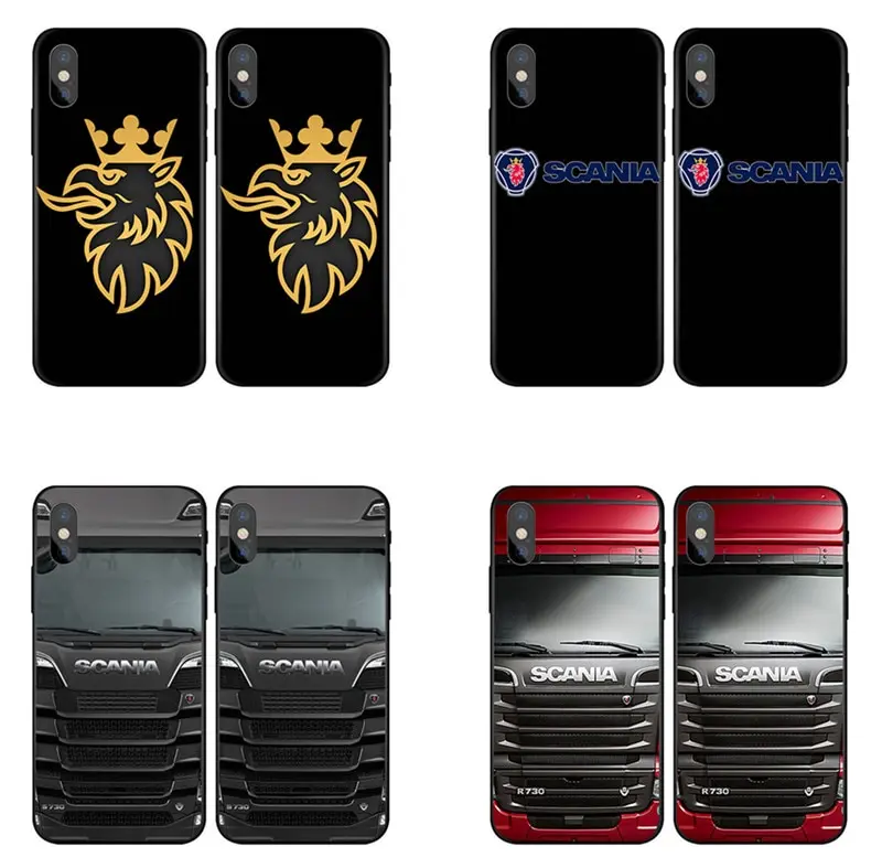 Fashion truck SCANIA Griffin phone Case for iPhone X XR XS MAX 8 7 6 6s Plus logo phone cases for Samsung s8 s9 plus s7Edge case