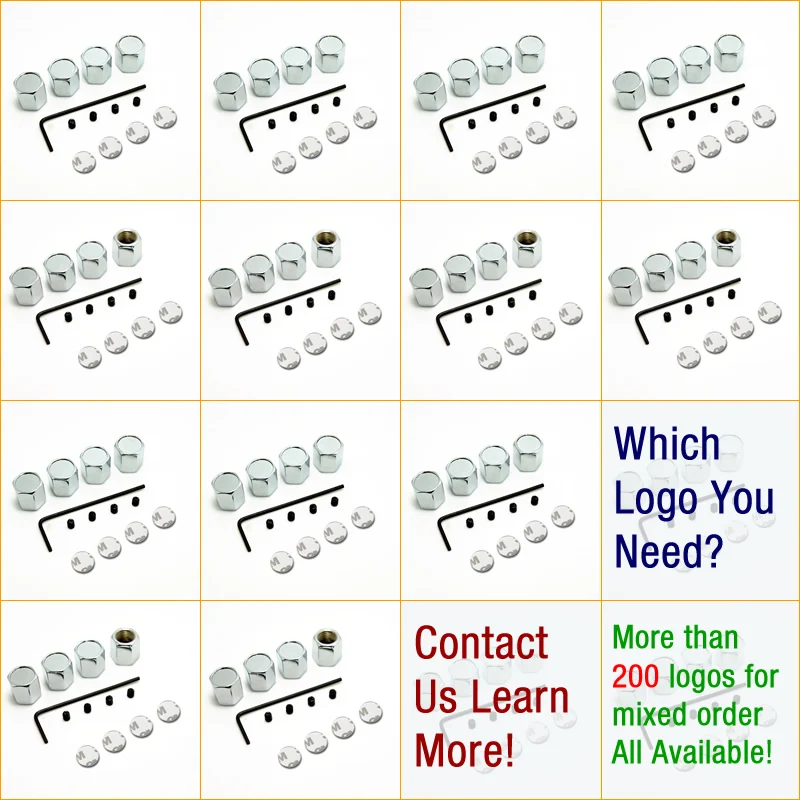 MOTOBOTS 2000 шт = 500 набор новых крышек Противоугонный замок шинный воздушный клапан колпачки для смешанного логотипа# FD-3699