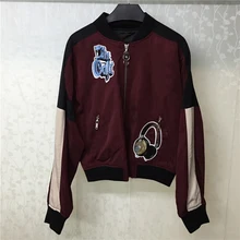 Женская спортивная куртка высокого качества Новые поступления куртка модная верхняя одежда куртка для женщин с цветочным принтом куртка