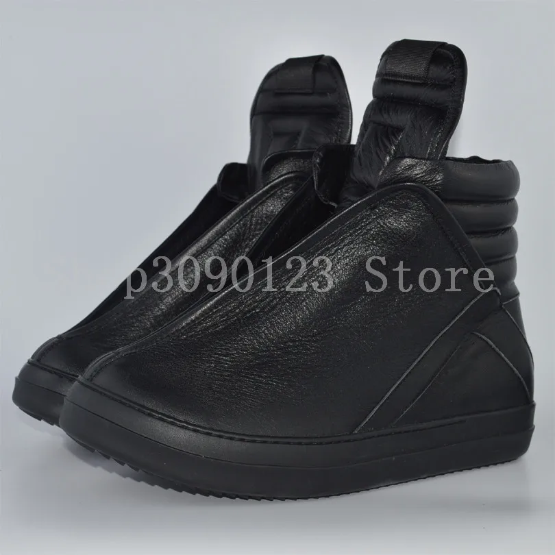 Dentelle Formateurs Bottes Noir Casual En Sneaker Appartements Owen De Noir Grande Véritable Luxe Chaussures Cheville Femmes Seak blanc Cuir Haute gris up top Taille tsCdhQr