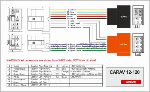 CARAV 07-003 Car Radio Installation Trim Fascia Panel