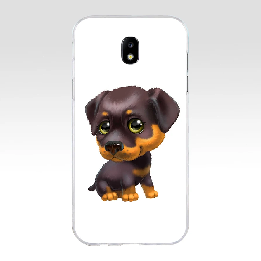 261WE The cartoon dog Мягкий Силиконовый ТПУ чехол для телефона Samsung j3 j5 j7 2015 2016 2017 j330 j2 j4 prime
