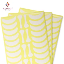 Цена 1400 пар под глазами подушечки для ресниц упражнения наклейки бумажная ворса бесплатно 10 шт./пакет с формой кости ресницы колодки