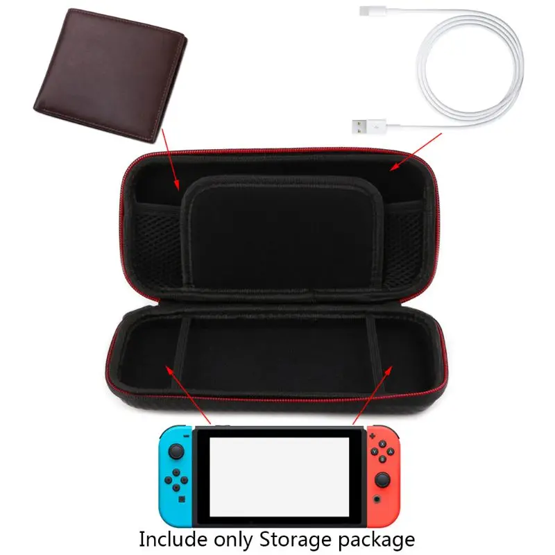 

New Mini Portable Hard EVA Carrying Case Storage Bag with Lanyard for NS Nintend Switch Console Accessories qiang