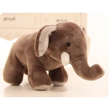 25 Cm Boneka Boo Elephant Simulasi Gajah Boneka Kartun Hewan Gajah Plush Toy Birthday Natal Gift(China)