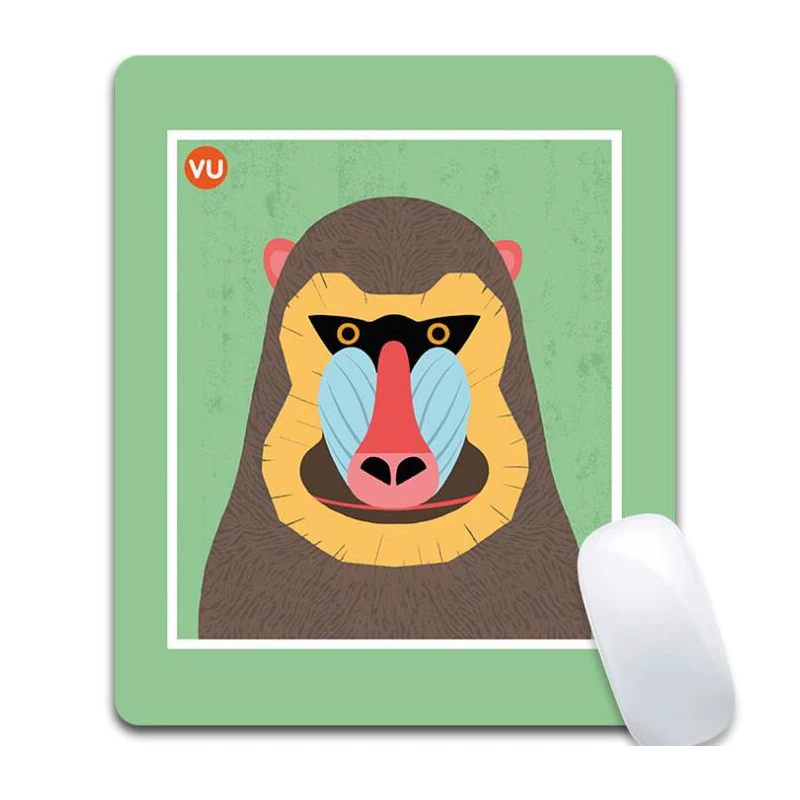 

Monkey Pattern Fashion Art Anti - slip Computer Mouse Pad Game Mouse Pad
