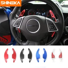 SHINEKA Paddle Shifters Steering Wheel Shift Paddles Decoration Trim 6th Gen for Chevrolet Camaro 2016 2017
