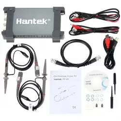 Hantek 6104BD 4-канальный ПК USB цифровой осциллограф 100 МГц осциллограф 1GSa/Автомобильный детектор