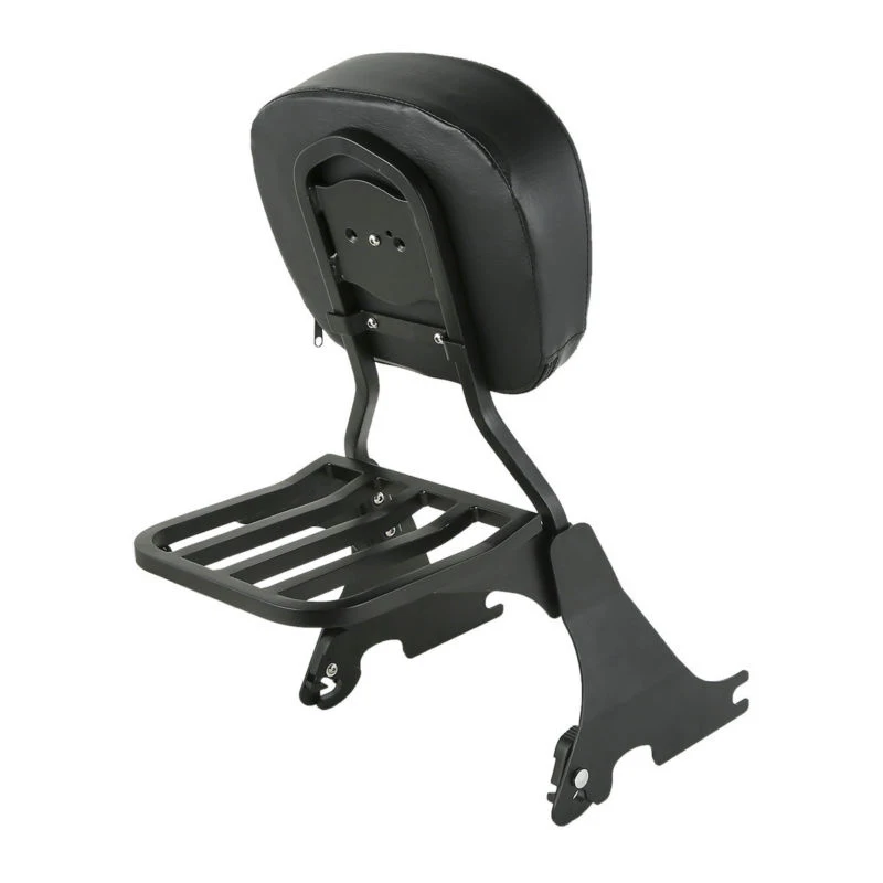 Sissy Bar For Harley Sportster Backrest w Luggage Rack Back Rest Pad 883 1200 48 72 2004-2019 2008 2012 2016 2019  (2)