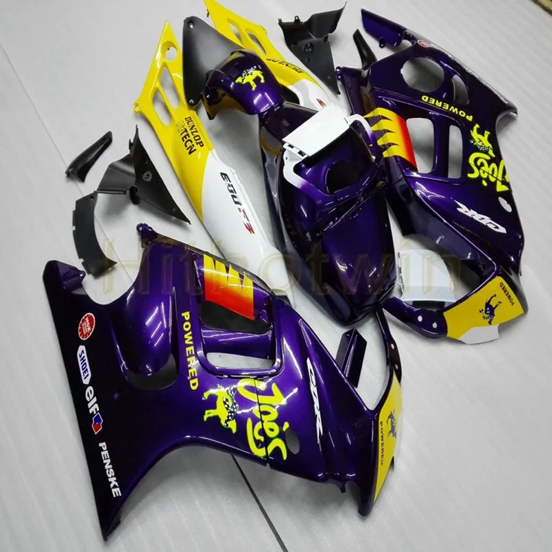 Мотоциклетная нательная защита комплект для HONDA CBR600F3 1997-1998 F3 97 98 ABS Пластик Обтекатель+ винты+ черный M2