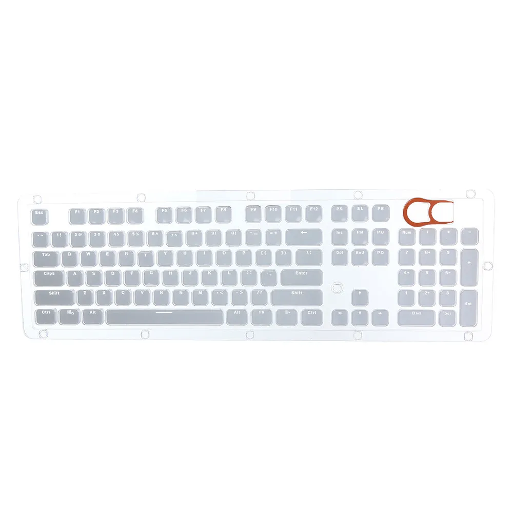 

Translucent Double Shot Crystal 104 KeyCaps Backlit for Cherry MX Keyboard Switch Gaming Keyboard Backlit Keycaps Teclado Gamer