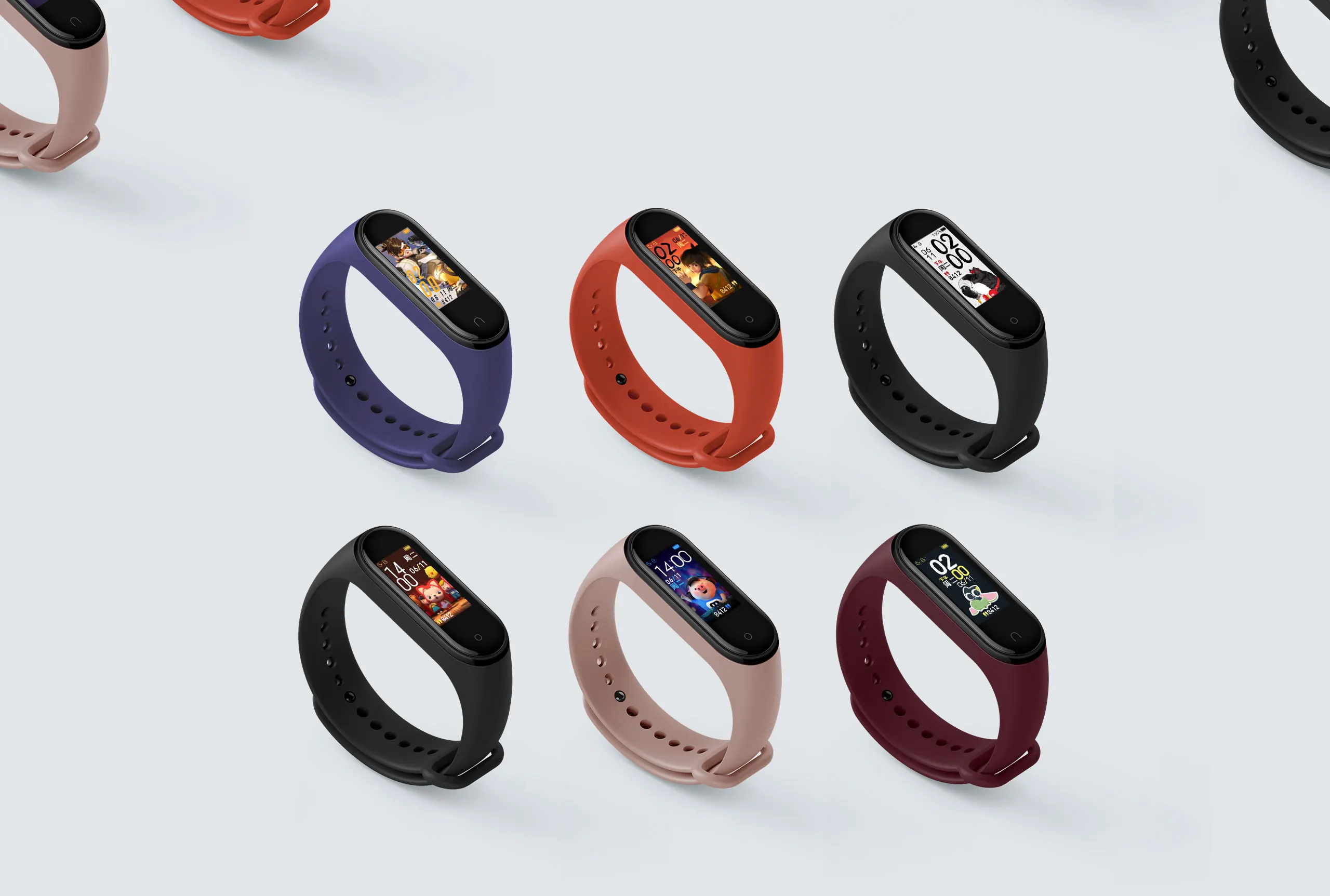 Xiaomi mi Band 4 mi Band 3 спортивный умный Браслет Шагомер OLED сенсорный экран Водонепроницаемый Фитнес-трекер для измерения сердечного ритма умный Браслет