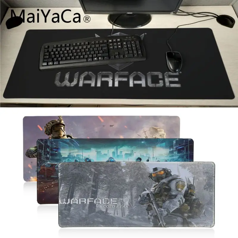 Maiyaca warface красивый коврик для мышки в стиле аниме большой шкафчик alfombrilla игровой коврик для мыши геймер ПК компьютерный коврик