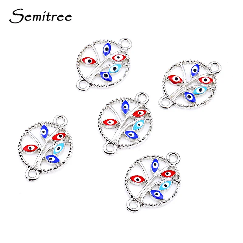 Semitree 10 шт./лот многоцветные подвески для украшения браслетов и