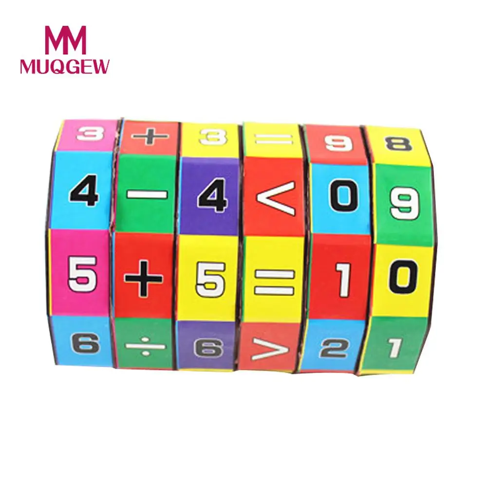 

MUQGEW 2019 New Arrival Slide puzzles Mathematics Numbers Magic Cube Toy Children Kids Learning and Educational Toys /PY