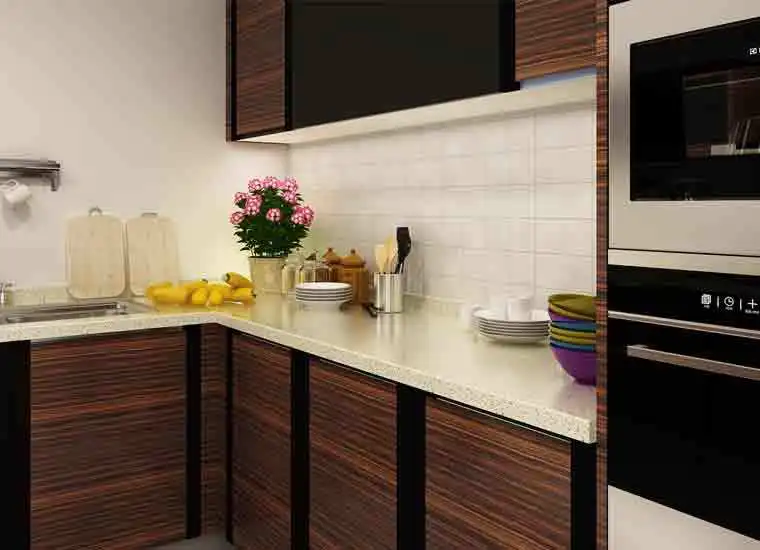 Kenya Project Commercial Kitchen Cabinet With PVC Sheet