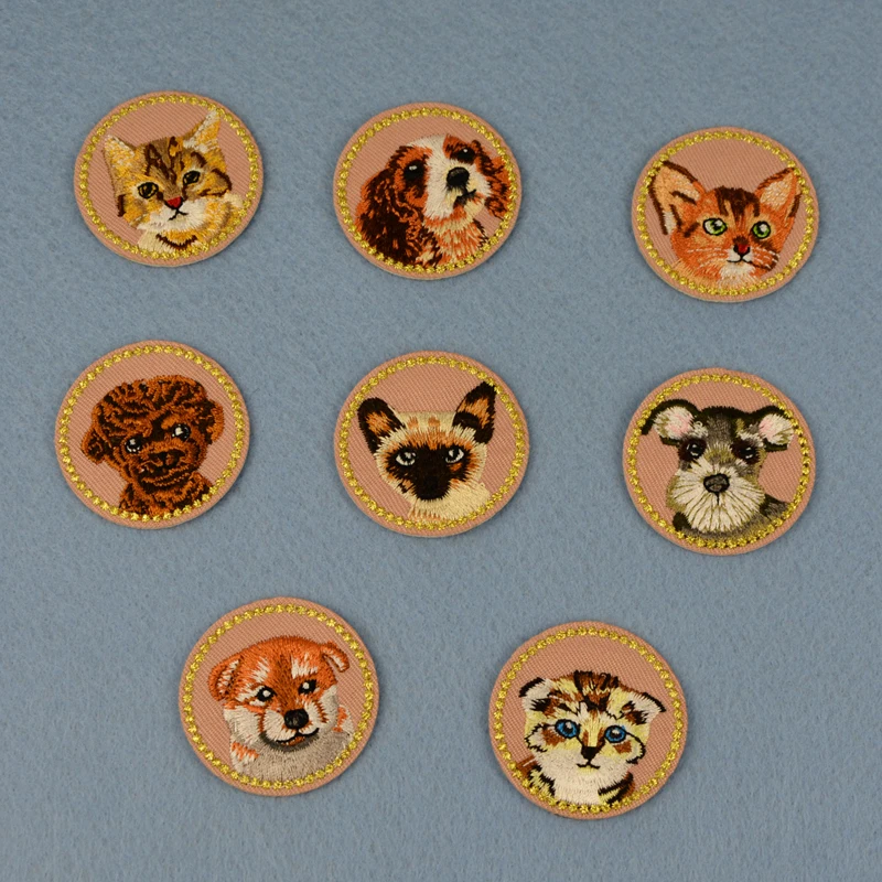 

Yicai 1 PCS small animal patch iron patches for clothing