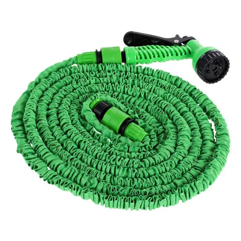 

VODOOL 25/50/75/100/120/150FT Car Cleaning Washer Spray Water Gun Expandable Flexible Water Hoses Pipe Garden Watering Sprayer