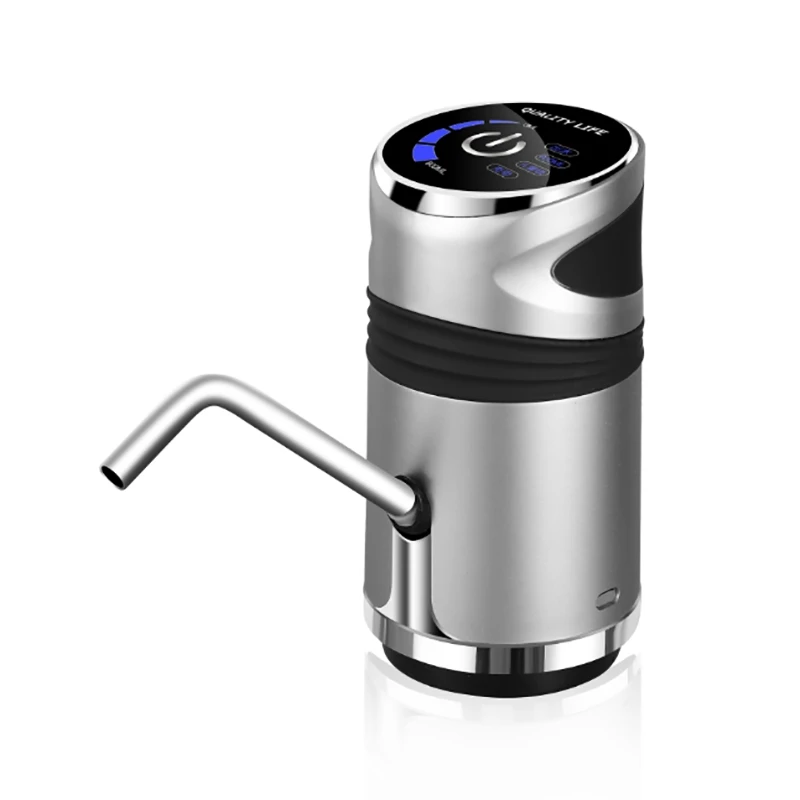 EAS-автоматический Электрический водяной насос Кнопка диспенсер галлон бутылка питьевой переключатель для воды Насосное устройство - Цвет: Light Grey