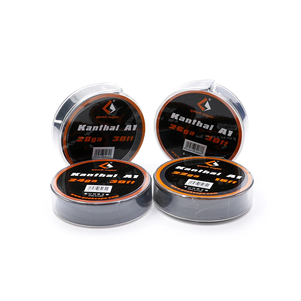 

Original GeekVape Wire 15ft 30ft Atomizer DIY kantha KA1 Tape Wire Diameter 22GA/24GA/26GA/28GA Electronic Cigarette Accessory