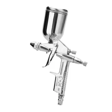 Мини Аэрограф Gun двойного действия Аэрограф набор спрей Пистолеты машина мебель/столярные/Автоматический Пневматический спрей машина Пневмоинструмент