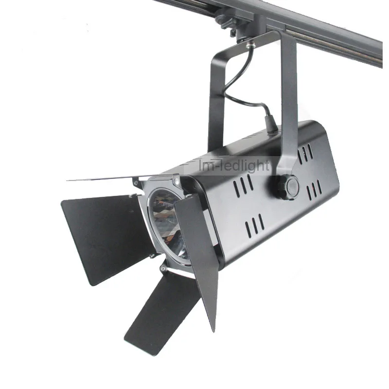 free ship 30W track light fixture black white track system replace 300W